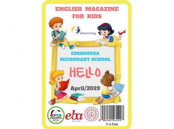 Okulumuz Öğrencileri ´English Magazine for Kids´ Adlı eTwinning Projesine Ortak Oldular..